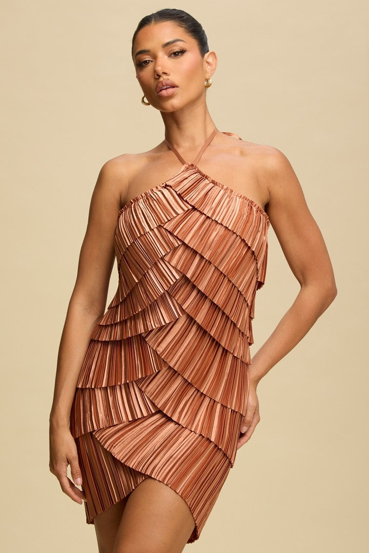 Luxe Cascade Mini Dress